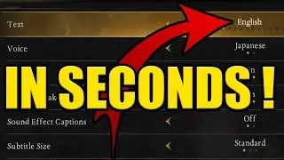 HOW to CHANGE LANGUAGE in NIOH 3