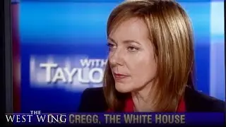 C.J. Deals With Bombshell on Live TV | The West Wing