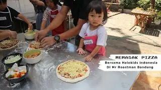 #vlog Belajar Memasak Pizza bersama Halokids Indonesia di Mr Roastman Bandung