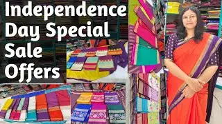 Independence Day Sale ! Semi Mysore Silk Sarees with Price ! ! Semi Crepe Mysore Silk Sarees