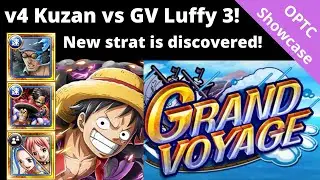 The new 6+ v2 Vivi/Rebecca strat for GV Luffy 3! I make a v4 Kuzan RNG variant! OPTC Grand Voyage