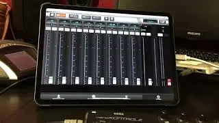 Testing Ui Soundcraft MIDI controlled