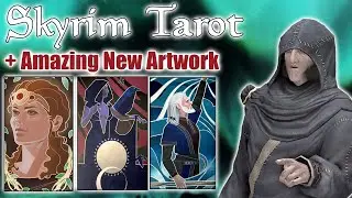Skyrim Tarot Cards With AMAZING(!) New Official Artwork - The Elder Scrolls Merch Unboxing