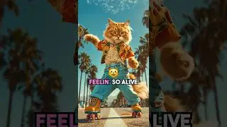 Meowies on Wheels - Music Video - AI as close to Sora as possible