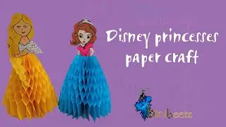 how to make fairy doll with paper | Disney Princess craft | Paper Craft | Paper doll | Doll craft