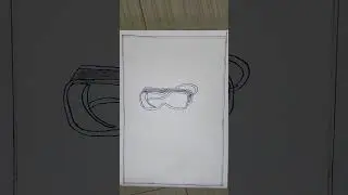 How to Draw Safety Goggle #shorts