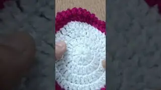 star stitch crochet coaster                    ## crochetknitting #shorts#youtubeshorts#ytshorts