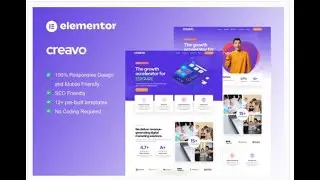 Creavo &ndash; Creative Agency & Digital Marketing Elementor Template Kit 2.99 $ Only