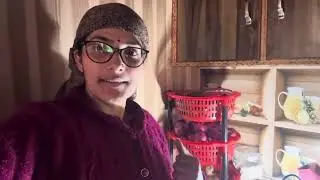 Wow.. snowfall pdh hi gyi  akhikar  🥶🌨️❄️☃️⛄️!! Mountain life with Sandhya Kaith 