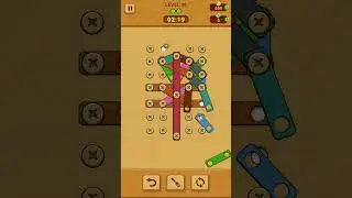 #level39 Hard Woodle Wood Nuts and Bolts Screw Game #viral #gaming #shorts 🔥