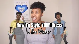 How To Style YOUR Dress in the Winter | BEST SKIMS Dupe Dress