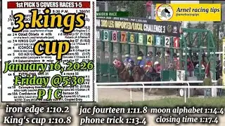 PJC ARNEL RACING TIPS FRIDAY @5:30 PM JANUARY 16, 2026 @PhilippineJockeyClub PLS WATCH AND SUBSCRIBE