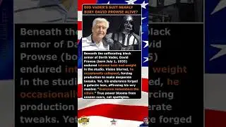 Did Vader's Suit Nearly Bury David Prowse Alive?