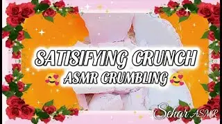 Satisfying Light Purple Chalk Block Crush to Fine Dust 💜✨ | Sleep Aid ASMR💜#ChalkCrushing #ASMR