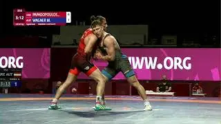 1/8 GR - 87 kg: D. PAPADOPOULOS (GRE) v. M. WAGNER (AUT)