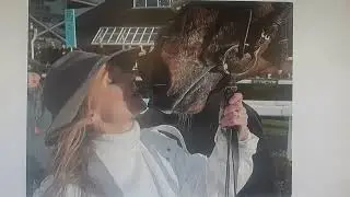 British European woman passionate relationship with her horse.What a culture differences.