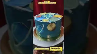 Space theme cake ,Chef Harry#cake #vizag #music #ytmusiclibrary #like #subscribe