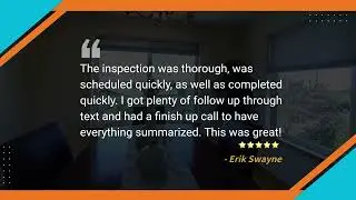 Outstanding Five-Star Review By Erik Swayne | Surety Home Inspections
