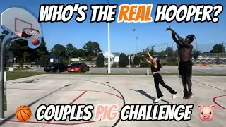When You’ve Never Hooped but Say “Yeah I Got This” | Couples PIG Challenge 😭🏀