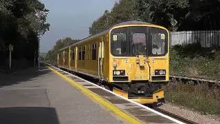 Network Rail's Class 150 950001, at Gowerton & Cockett 13/10/10