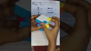 How To Solve 3 By 3 Cube | How To Solve A Rubik's Cube | #shortsfeed