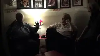 Chubby Howard In the green room at Bobby Mackeys