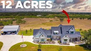 INSIDE the NICEST Modern Farmhouse in La Vernia Texas
