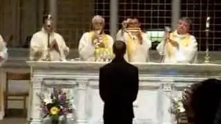 Chris Krall professed his Jesuit vows