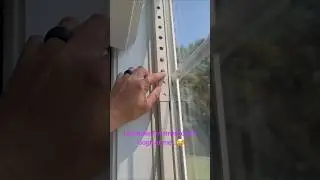 Testing child proof windows... Don't laugh at me 😂 #homeinspection #realestate #childlock #lol