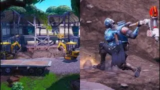 Help dig at Dusty Divot (Fortnite Battle Royale)