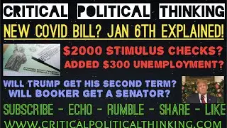 $2000 Stimulus Checks Trump Will Win 2nd Term And How Jan 6th Brooks and Tubberville Turn The Tables