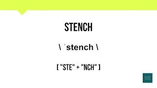 How To Pronounce Stench | Meaning | Pronunciation