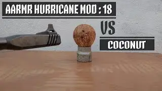 Aarmr Hurricane Model 18 Air Rifle VS Coconut