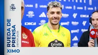 Rueda de prensa de Ximo Navarro tras el Real Oviedo 1-2 RC Deportivo