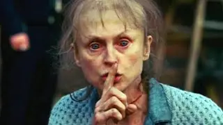 Shutter Island woman in garden