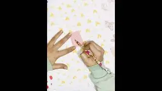 On ur request..How to cut alphabet 'D' from glitter sheet.. Subscribe coz more r lined up!!