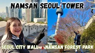 Hiking the trail to Namsan Tower and surprised by the amazing Seoul City Wall, Free attractions