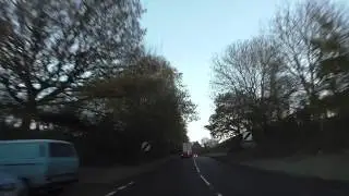 Driving On The A4103 From Worcester, Worcestershire To Cradley, Herefordshire, England
