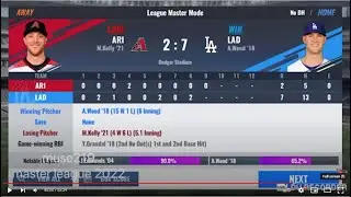 MLB 9 innings  - ARI Vs Dodgers , Winter Events