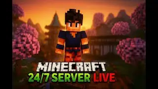 MINECRAFT LIVE  PRIME MC  PUBLIC SMP 24/7 ! JAVA & BEDROCK / POCKET EDITION #minecraft