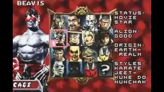 Mortal Kombat Tournament Edition - All Skins/Outfits (GBA)