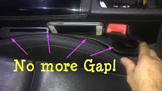 Stop dropping phone down side of Car Seat Gap Filler Organizer Audi and more