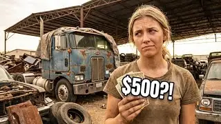 I Bought a $500 Scrapped Abandoned Peterbilt 352  &ndash; (Full Restoration Process) From Rust to Luxury