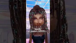 VIP vs CUSTOM MAKEUP in #dresstoimpress #dti #roblox #gamepass #style #trend #opinion #vip #shorts
