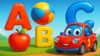 Learn ABCD with Apple, Ball, Car | C for Car | Phonics for Toddlers