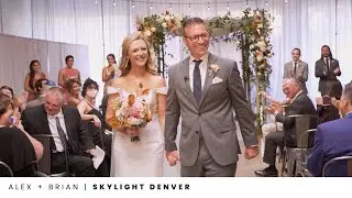 Beautiful Jewish Wedding at Skylight Wedding Venue | Denver Wedding Videos