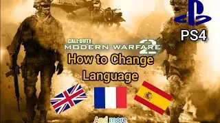 How to Change Language PS4 Call Of Duty Modern Warfare 2 (Campaign Remastered)