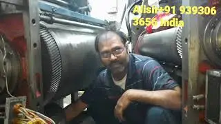komori super sprint Alisir main drive gear shaft change