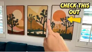 How to create desert theme wall art #walldecor #wallart #fountitonamazon #commissionsearned