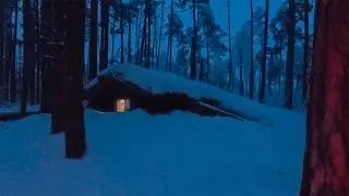 Dugout Survival in Deadly Cold | Ice Fishing | -30 | ASMR